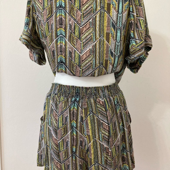 Ella Moss 2-piece printed coordinated shorts set - Picture 4 of 7